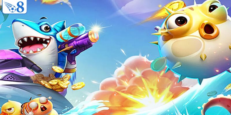 Bắn Cá O8 - Không Gian Giải Trí Săn Thưởng Sống Động 1 Không gian đại dương sống động với nhiều mục tiêu di chuyển liên tục